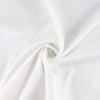 Linad Elegant White Lace Flare Sleeve Woman Blouse 2026 Vintage Satin Asymmetrical Shirts Female Casual O Neck Pullover Tops - Matrix-studios.com