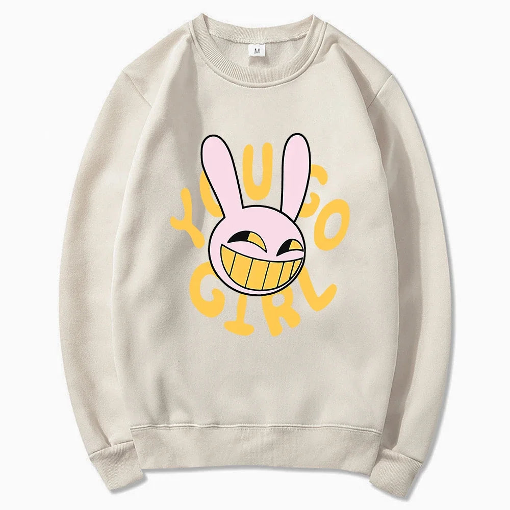 YOU GO GIRL Digital Circus Jax Hoodie Fashion Women Harajuku Funny Cute Rabbit Hoodie Unisex Cartoon Vintage Pullover Sweatshirt - Matrix Studios