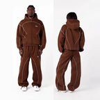 European and American fashion brand top personality line men hoodie high street trend casual sports suit couple loose clothing