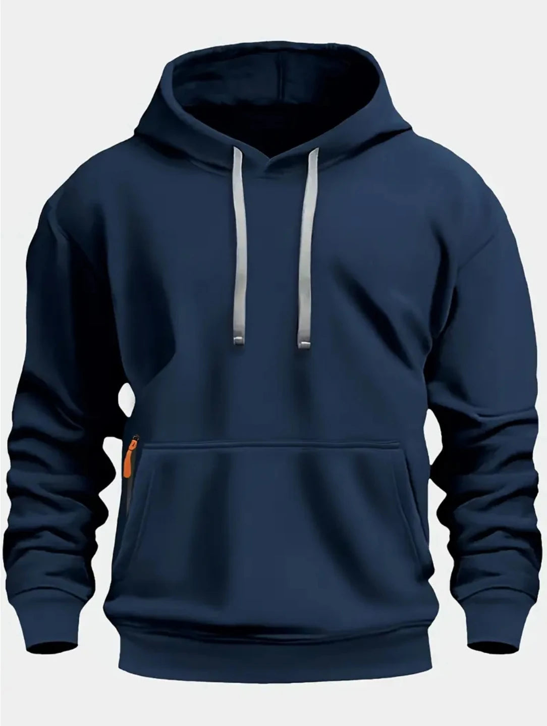 Fall/Winter New Arrival Men's Fleece Hoodie High Quality Solid Color Hooded Sweatshirt Male Fashionable Street Style Sweatshirt - Matrix Studios