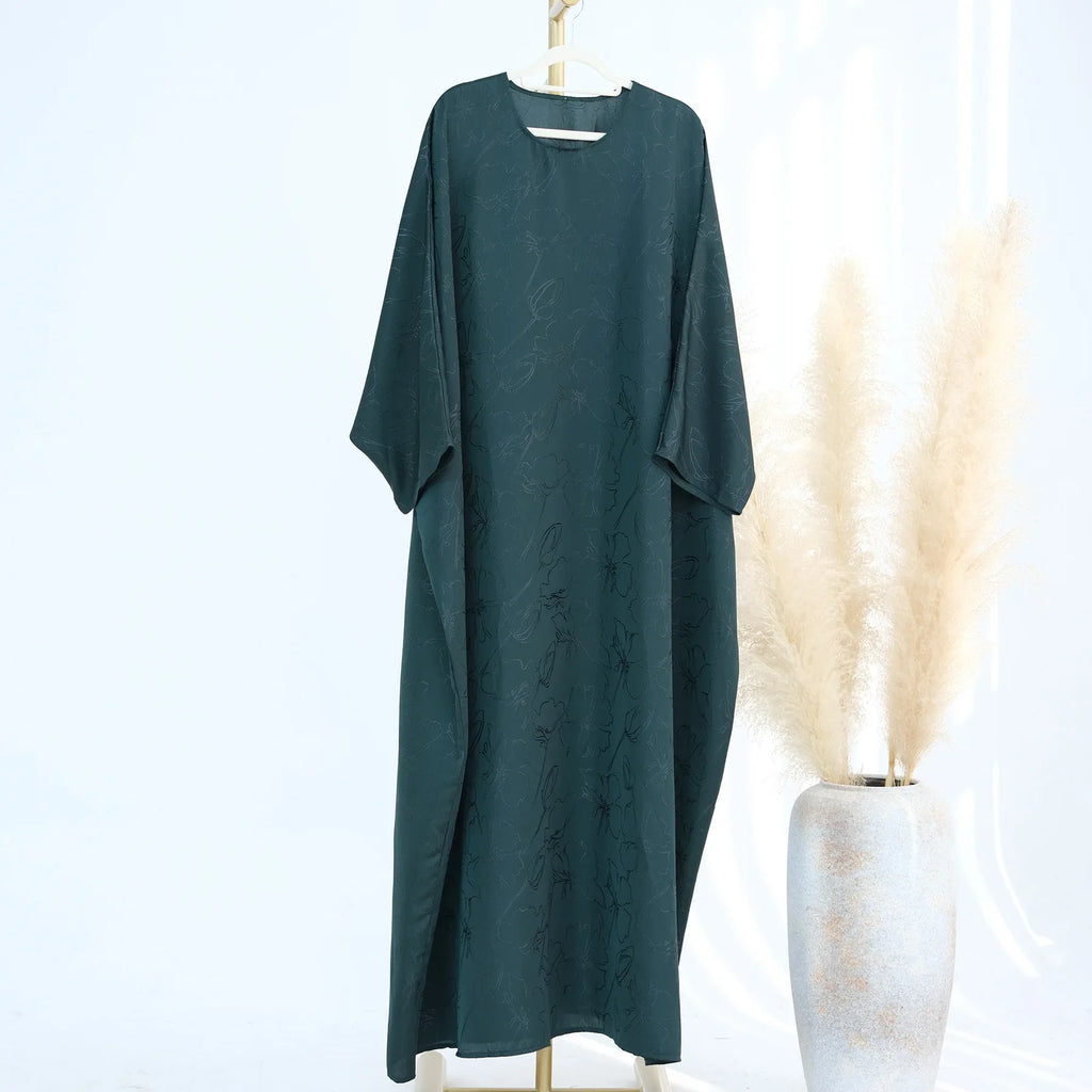 Luxury 2 Piece Muslim Outift Sets for Women Ramadan Dubai Hijab Abaya Dress Islamic Party Kaftan Robe Elegant Turkey Gown 2025 - Matrix-studios.com