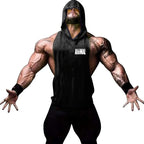 Men's Vest Sleeveless Sweatshirt Gym Top Men Man Sleeveless Shirt Bodybuilding Fitness Clothing T-shirt Singlets Singlet Clothes - Matrix Studios