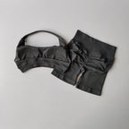 Sexy Halter Neck Beautiful Back High Waist Peach Sports Bras Shorts Suit Pilates Gathering Yoga Vest Training Fitness Bra Sets - Matrix-studios.com