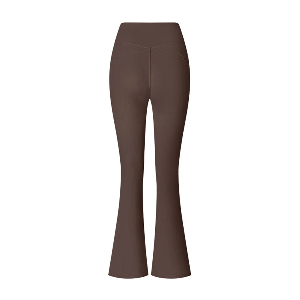 Women High Waist Flared Leggings Gym Fitness Yoga Pants Workout Runing Sport Leggings Women's Control Tummy Yoga Wide Leg Pants - Matrix-studios.com