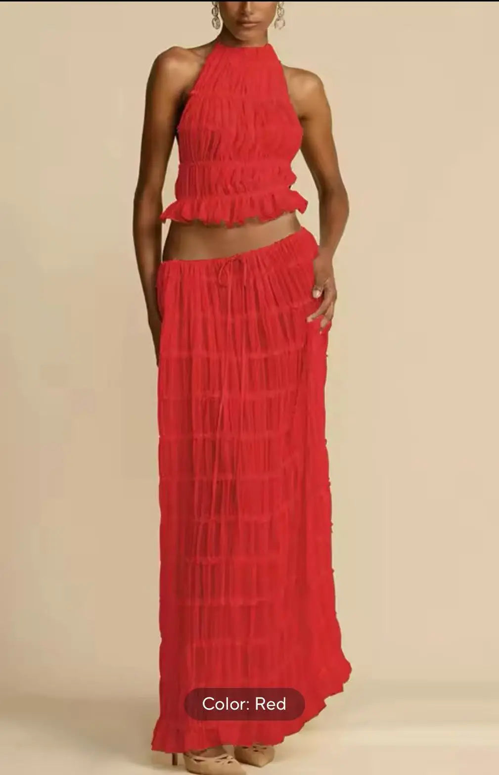 Swimwear Cover Up Women Beach Outing 2026 Outfits Swimsuit Costumes Summer Pareo Praia New Fashionable And Sexy Backless Hanging - Matrix Studios