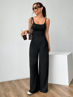 New elegant women's shoulder strap jumpsuit for spring, summer, and autumn - Matrix Studios