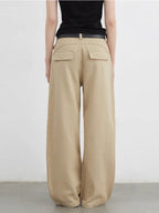 CHIC VEN Women Jeans Solid Loose Casual New Split Wide Leg Denim Pant Workwear Female Trousers Spring Autumn 2025 - Matrix-studios.com