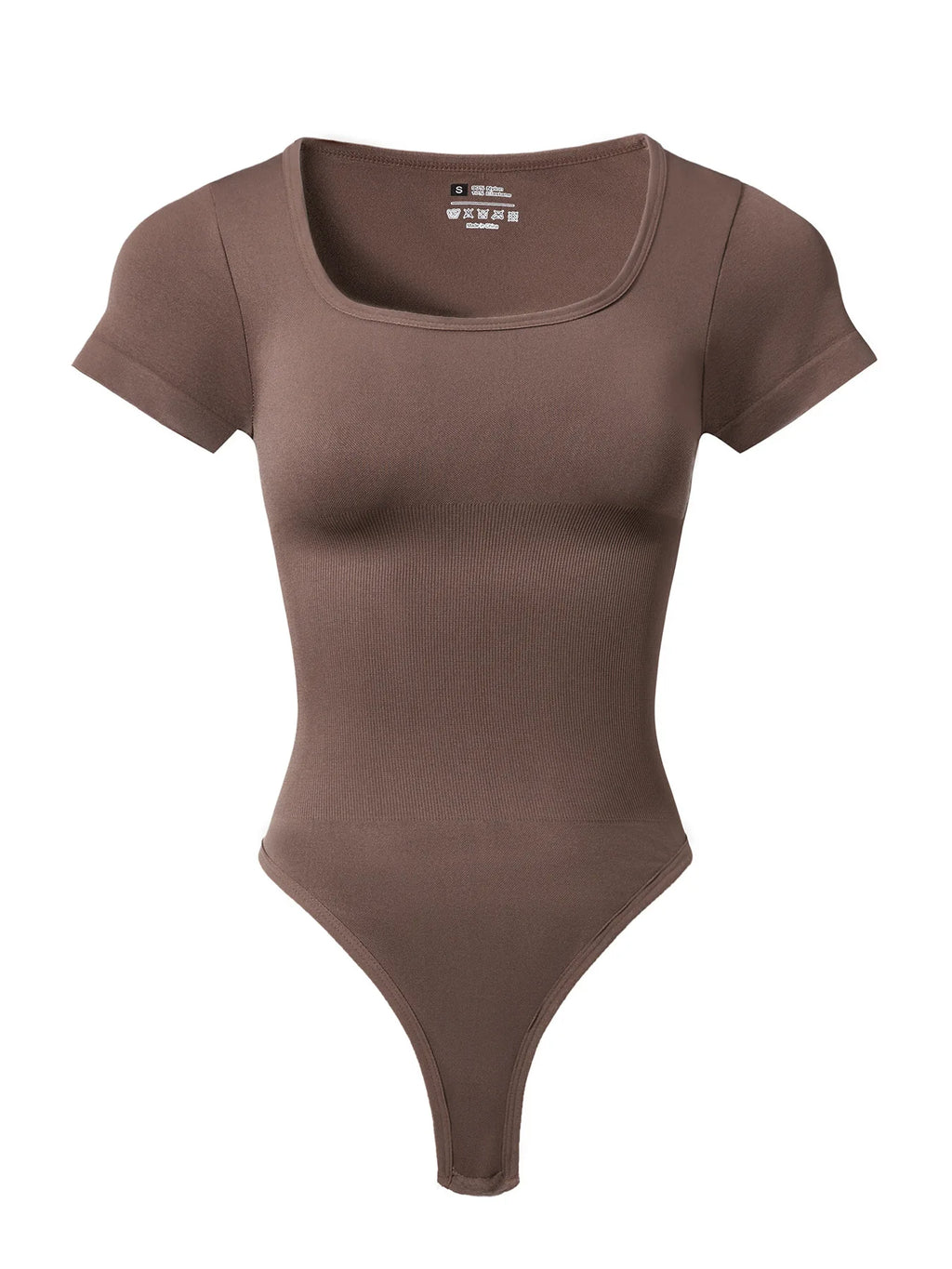 Women Plus Size Square Neck Short Sleeve Bodysuit Tummy Control Body Shaper Seamless Slimming Fashion Shapewear Jumpsuit - Matrix Studios