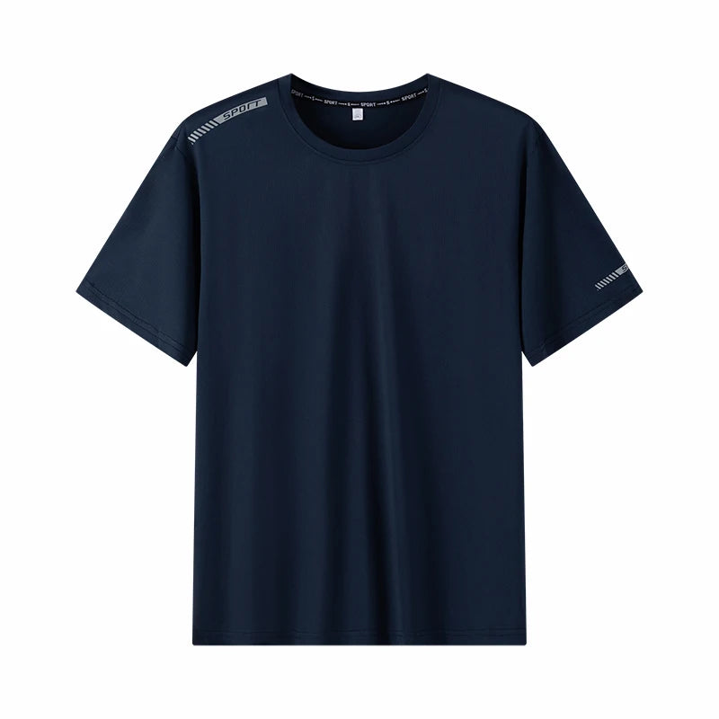 Plus Size T-shirt Men for 110-175kg Pack of 1/3 Breathable Quick Dry Tees Big Oversized Round Neck Short Sleeve Sport T-shirt - Matrix Studios