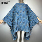WINYI Original Denim Sexy Short Dress with Holes New Fashion Africa Womens Party Holiday Casual Maxi Beach Dress - Matrix Studios