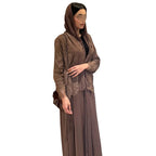 Eid Women Lace Abaya Open Dress Ramadan Abaya Party Vestidos Largos Muslim Jalabiya Morocco Kaftan Dubai Islam Arab Long Robe - Matrix-studios.com