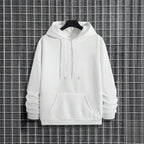 2025 Fall/winter New Arrival Men's Hoodie High Quality Solid Color Hooded Sweatshirt Male Home Outdoor Casual Fashion Pullover - Matrix Studios