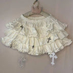 Japanese Y2k Cute Ruffled Plaid Skirt Punk Rock Subculture Cake Skirts Japanese Preppy Style Casual New 2025 Women Skirts - Matrix-studios.com