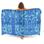 Tax Free Retro Tribal Ethnic Polynesian Women Seaside Sexy Style Sarong Soft And Comfortable Fabric Samoan Pattern Print Design - Matrix Studios