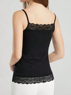 3pcs Women Lace Floral Cami Tank Top Undergarments Versatile & Basic Outerwear Casual Comfy Summer Tops - Matrix-studios.com