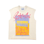 26SS American Street Satoshi Nakamoto Tank Top Sleeveless Vest Men Women Melting Ice Lolly Letter Print Y2K T Shirt Clothing - Matrix-studios.com