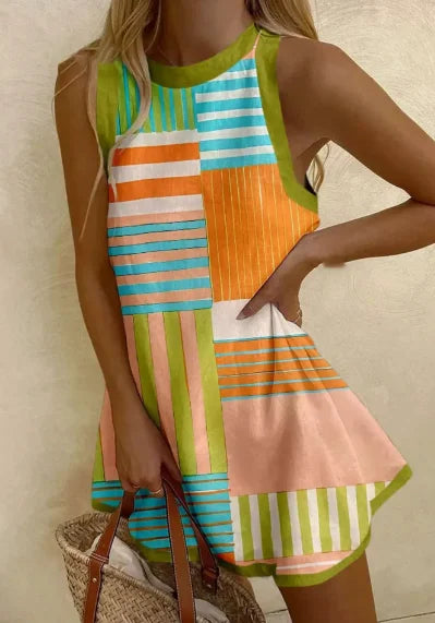Beach Swimming Suit Dress Woman 2026 Short Cover Up Bikini Tunic Playa Ocean Casual Shirt Sleeveless Clothes Multiple Colors Sea - Matrix Studios