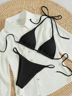 2026 New Bikini Set Pad Beach Triangle Swimwear Women XS-XL Maio Biquinis Swimsuit Tankini Femme Badpak Dames Mujer купаль - Matrix-studios.com