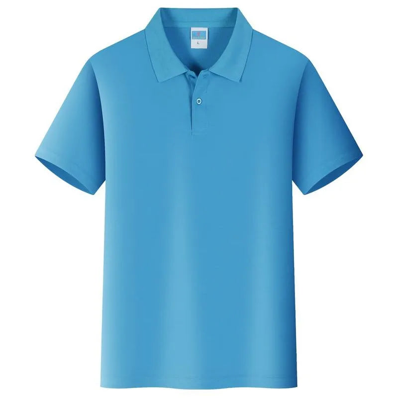 Sports Streetwear Fashion Colorful Solid Color Lapel Polo Shirt For Men Women  Casual 2024 Summer Short Sleeves Top Tees Tshirt - Matrix-studios.com