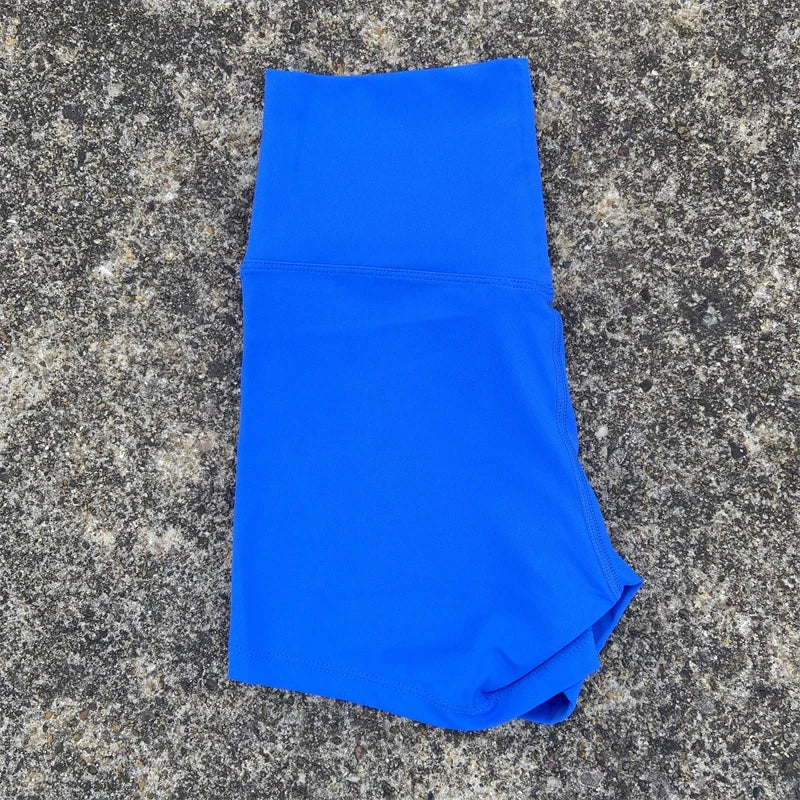 Sexy Solid Color Women Fitness Sport Short High Waist Athletic Yoga Short Leg Cycling Comprehensive Training Jogging Squat Proof - Matrix Studios