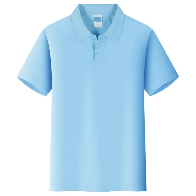 Sports Streetwear Fashion Colorful Solid Color Lapel Polo Shirt For Men Women  Casual 2024 Summer Short Sleeves Top Tees Tshirt - Matrix-studios.com