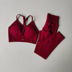 Peach High-Waisted Hip-Lifting Women's Exercise Suit Shockproof Yoga Fitness Clothes for Running And Styling - Matrix-studios.com