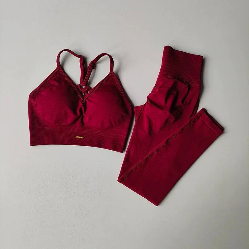Peach High-Waisted Hip-Lifting Women's Exercise Suit Shockproof Yoga Fitness Clothes for Running And Styling - Matrix-studios.com