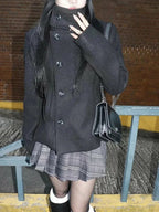 Retro Thick Coat 2026 Summer Autumn Fashion Casual Loose Coat Top - Matrix-studios.com