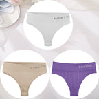 3PCS/Set Women's Panties Sexy Underwear FINETOO Large Size Thong Women Seamless Panties High Waist Girls Thongs M-2XL - Matrix Studios