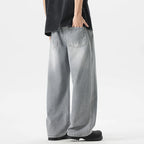 Men's Jeans American Loose Wide-leg Loose Straight Casual Trousers Street Hip-hop Baggy Jeans Black Grey  Blue Streetwear Men - Matrix Studios