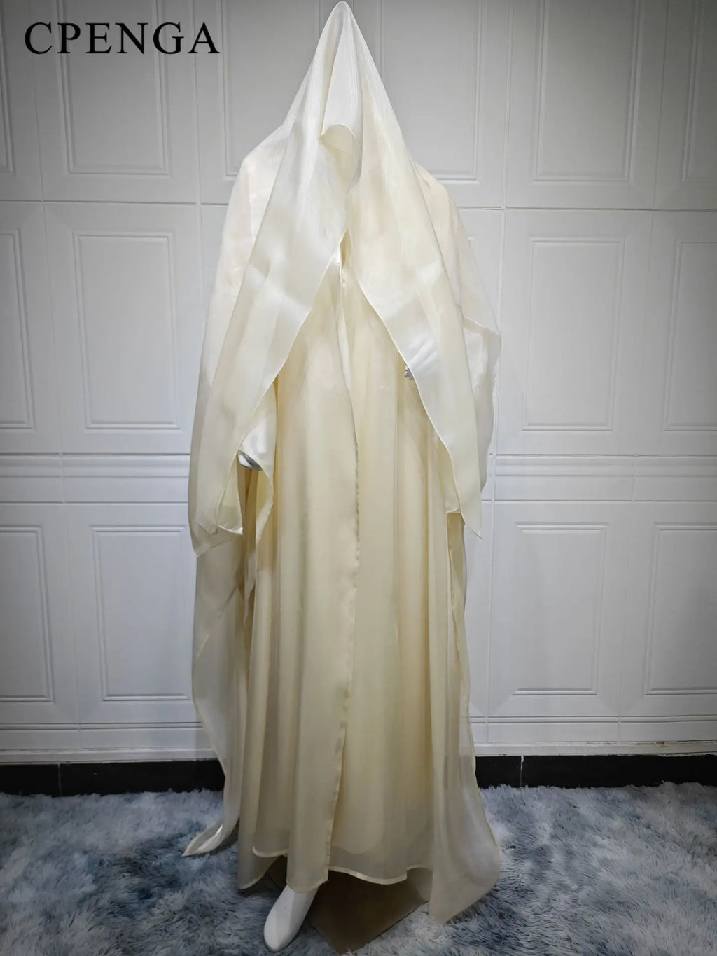 Elegant Arabic Satin Abaya Dress with Hijab Eid Muslim Women Modest Cardigan Islamic Vacation Outfit New in Turkey Kaftan Robe - Matrix-studios.com