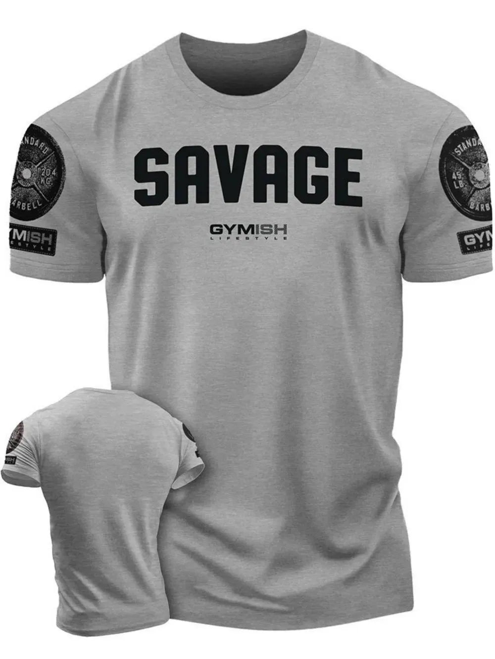 Summer New Adrenaline Power Workout Gym Men's Breathable Round Neck T-Shirt High-Quality Letter Printed Casual Top - Matrix Studios