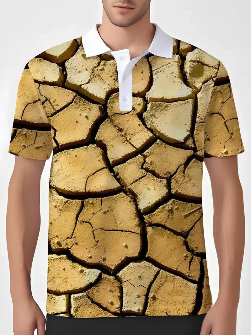 Cat Animal 3D Printed Men Women Polo Shirt 2025 New Fashion Button Lapel Short Sleeve Tops Man T Shirts Graphic Polo Clothing - Matrix-studios.com