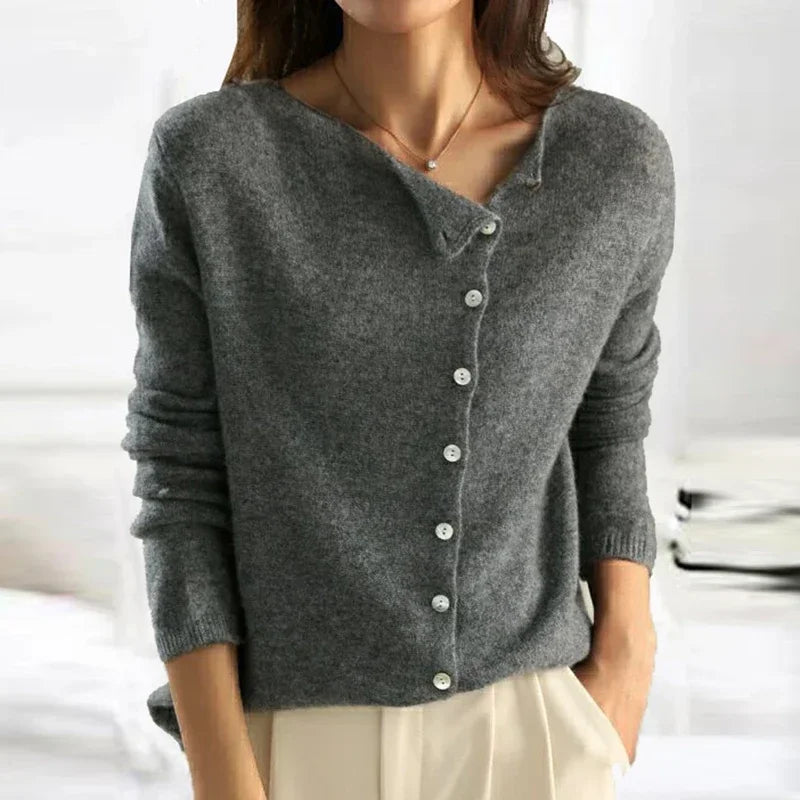 Autumn Winter Sweater Women Elegant Button Design Knitted Cardigans For Women Casual Sweaters - Matrix Studios
