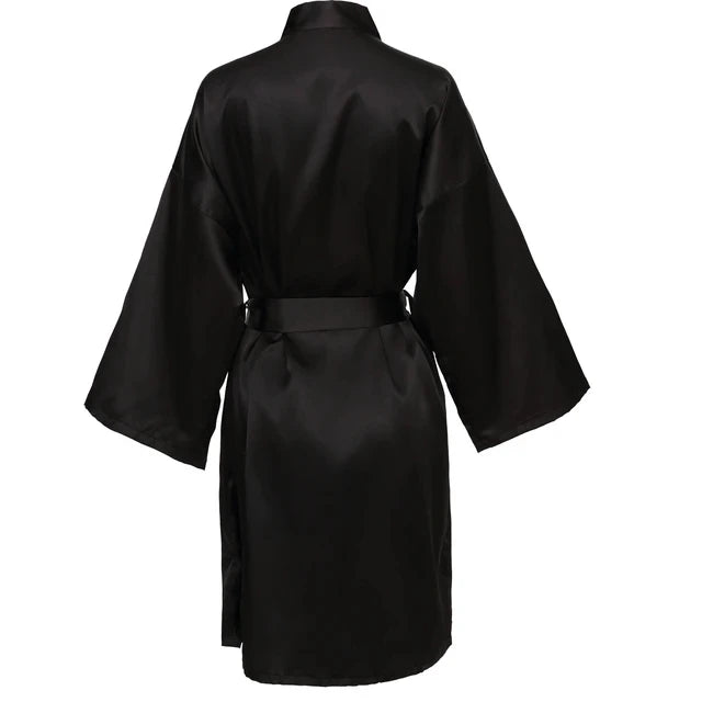 Wedding Party Team Bride Robe Without Letters Kimono Satin Pajamas Bridesmaid Plain Bathrobe SP088 - Matrix-studios.com