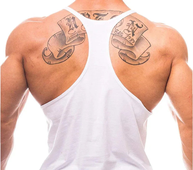 Top Gyms Men's Clothes Tank Vest Gym Shirt Undershirt Man Sportswear Bodybuilding Workout Vests Muscle Clothing Brand Fitness - Matrix Studios