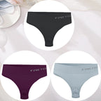 3PCS/Set Women's Panties Sexy Underwear FINETOO Large Size Thong Women Seamless Panties High Waist Girls Thongs M-2XL - Matrix Studios