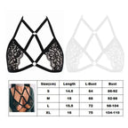 New Sexy Lace Women's Bra Lingerie Fashion Push Up Female Bralette Top Adjustable No-Slip Female Bra Perspective Women Underwear - Matrix Studios