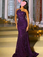 Customized High Quality Evening Dresses Elegant Vintage Sweet Sexy Pink Mermaid Beads Lace Formal Occasion Long Dress Sparkle - Matrix-studios.com