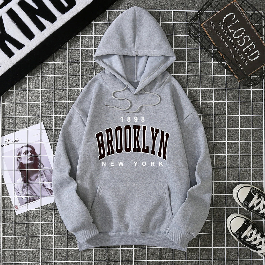 2025 Winter New Women's Hoodie High Street Unisex style Double Pockets Sweatshirts Outerwear Plus-Size Women's Clothing CYXX227 - Matrix Studios