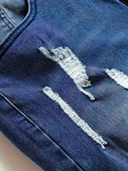 Men's Distressed Stretch Denim Jeans Street Style Ripped Detail Comfortable Versatile All Seasons Everyday Fashion - Matrix Studios