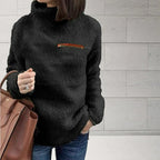 Winter Super Soft and Comfortable Solid Color Turtleneck Pullover Women's Sweater Fashion Zipper Sexy Top Ladies Hipster Clothes - Matrix Studios