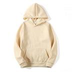 New Fashion Men's Women's Hoodies Spring Autumn Winter Casual Hoodies Sweatshirts Men Tops Solid Color Hoodie Sweatshirt Male - Matrix Studios