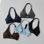 Wire-Free Push-Up Sports Bra for Women, Halter Neck Fitness Bra, Sexy Yoga Top, Sexy Summer Wear - Matrix Studios
