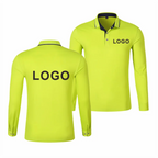 Long Sleeve Polo Shirt 2023 New Casual Long Sleeve Top Personal Company Custom Embroidery Men and Women Polo Shirt Long  Sleeve - Matrix-studios.com