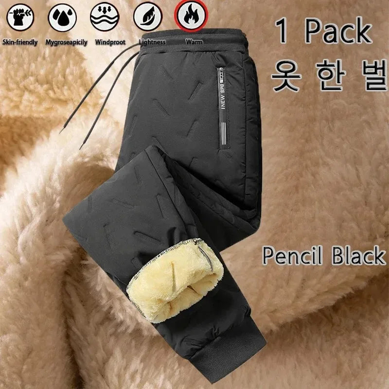 Animal Game Winter Women Plush Thick Fleece Waterproof Sweatpant Windproof Casual Pants Warm Outerwear Lambswool Thermal - Matrix-studios.com