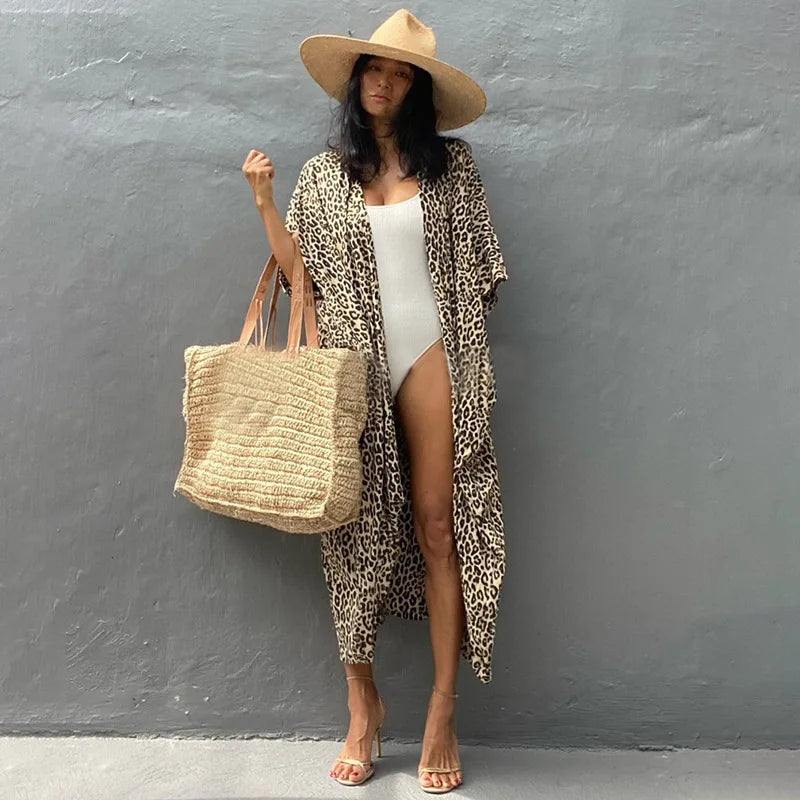 Beach Cover Ups for Swimwear Women Black Tie Dye Kimono Swimsuit Cape Summer Dress 2022 Beachwear Outfits Sales - Matrix Studios