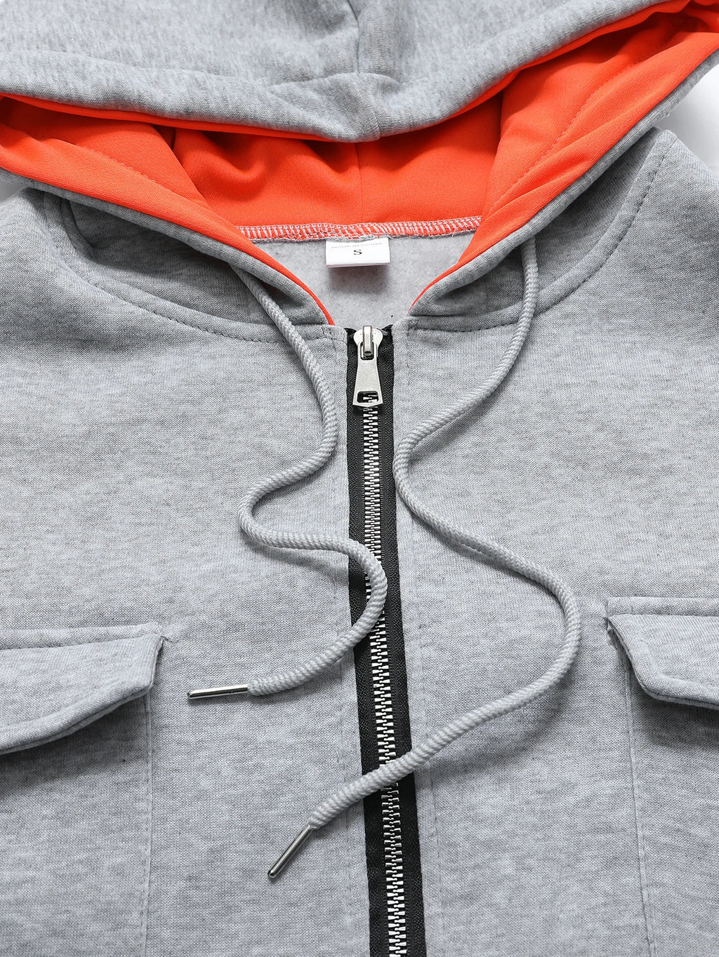 Spring Autumn New Men's Multi Pocket Hoodie with Velvet Casual Zipper Hoodie Fashion Sports Street Top Jacket for Men - Matrix Studios