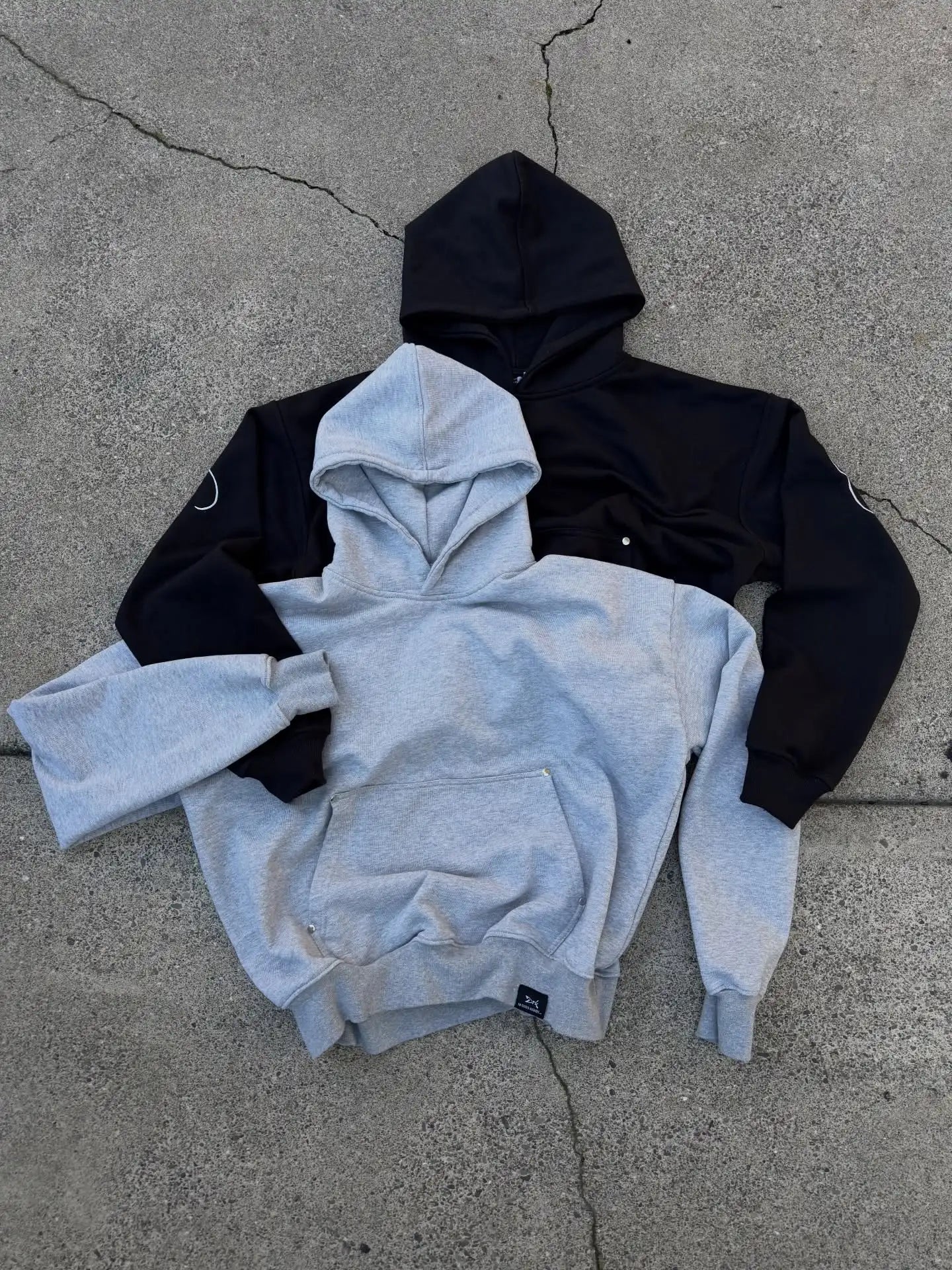 Y2k Street Style Large Area Embroidered Back Oversized Loose Hooded Sweatshirt Stretch Jogging Pants Casual Sports Pants Suit