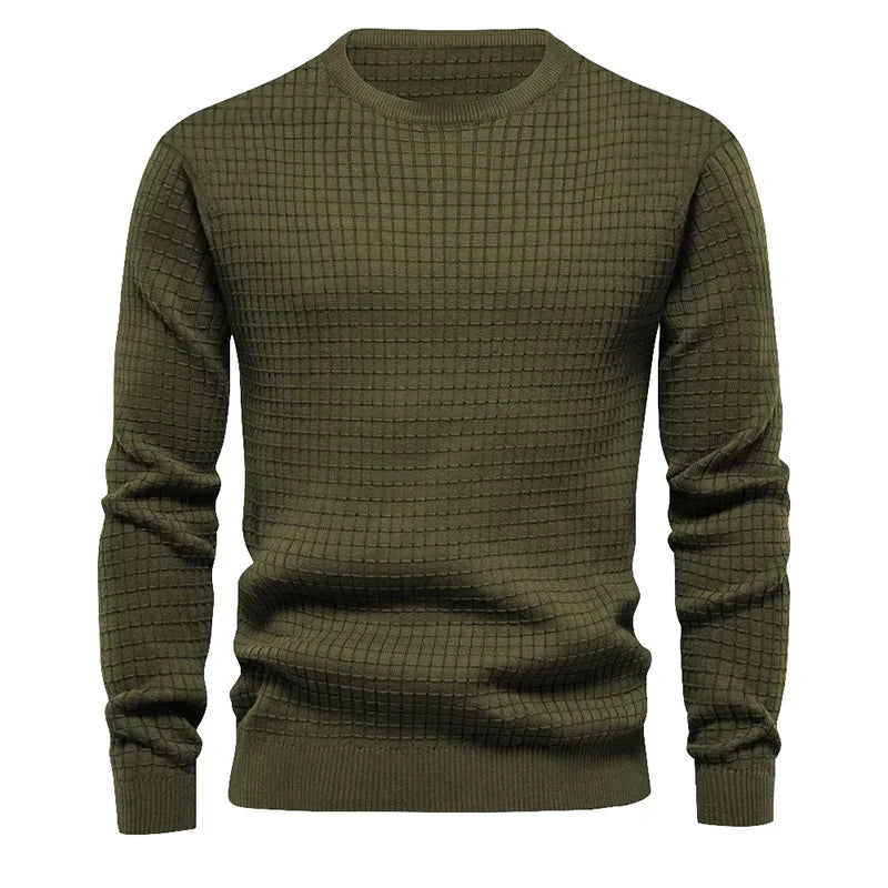 New Men's Crew Neck Sweatshirts Solid Color Large Sweatwear Spring Outdoor Jogging Tops - Matrix Studios